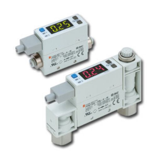 SMC PFM7 Series Digital Flow Switch For Air Flow Sensor, 1 l/min Min, 50 L/min Max