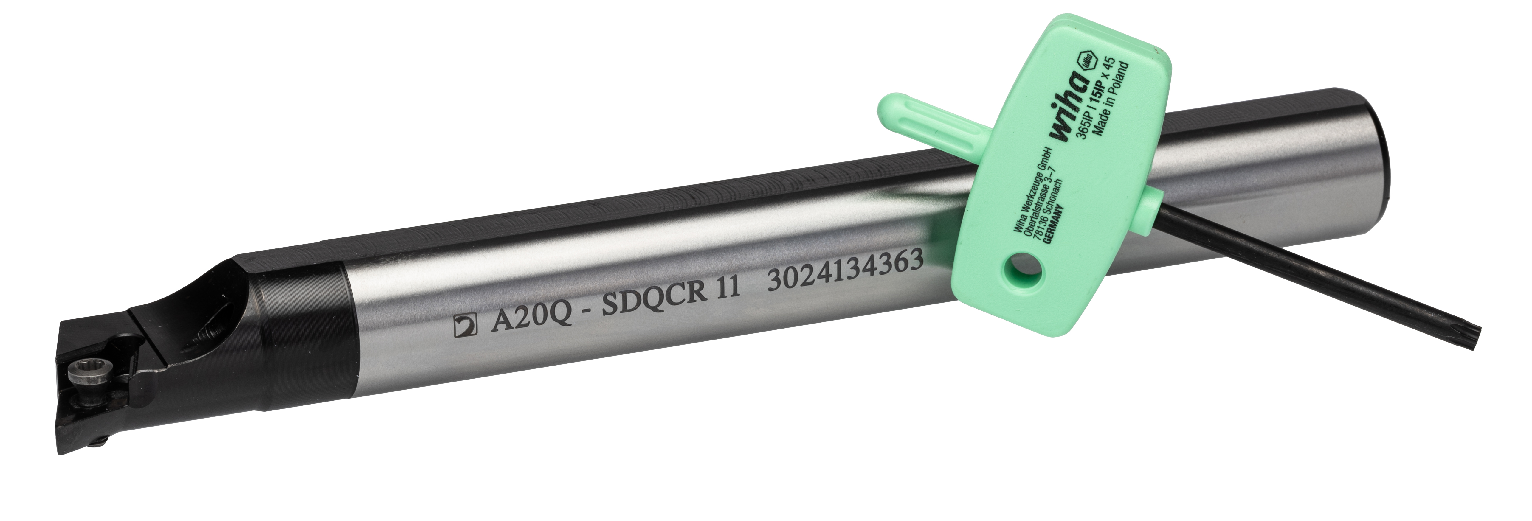 Pramet Internal Turning for Use with DC.. 0702.., DC.. 11T3., 107 ° Approach, 1 mm Length