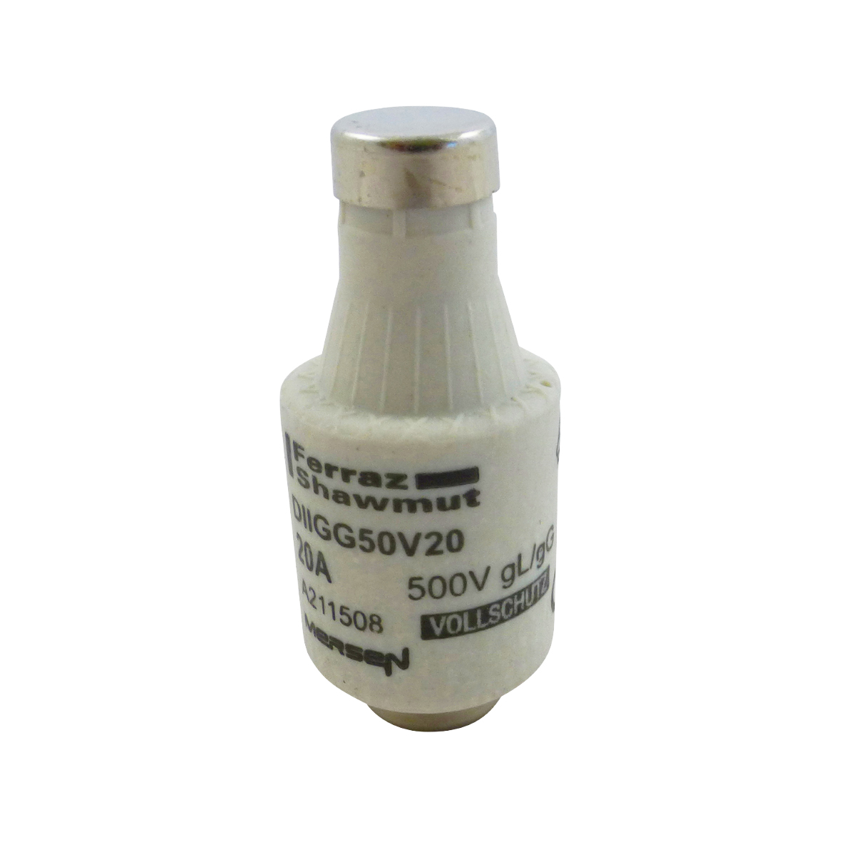 Mersen 20A D2 Diazed Fuse, E27 Thread Size, 500V