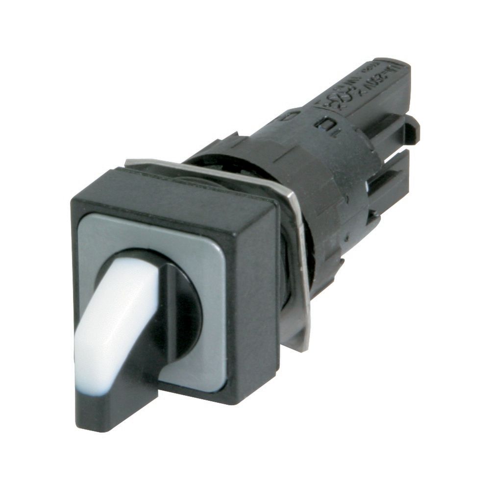 Eaton RMQ16 Series 3 Position Selector Switch Head, 16mm Cutout, Black, White Handle