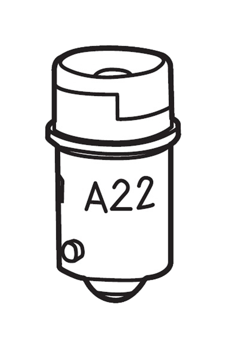 Omron Push Button Lamp for Use with A22 E-Stop