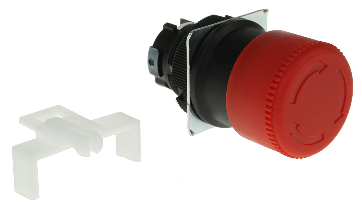 Omron A22E Series, Twist Release, Emergency Stop Push Button Head 30 mm Diameter
