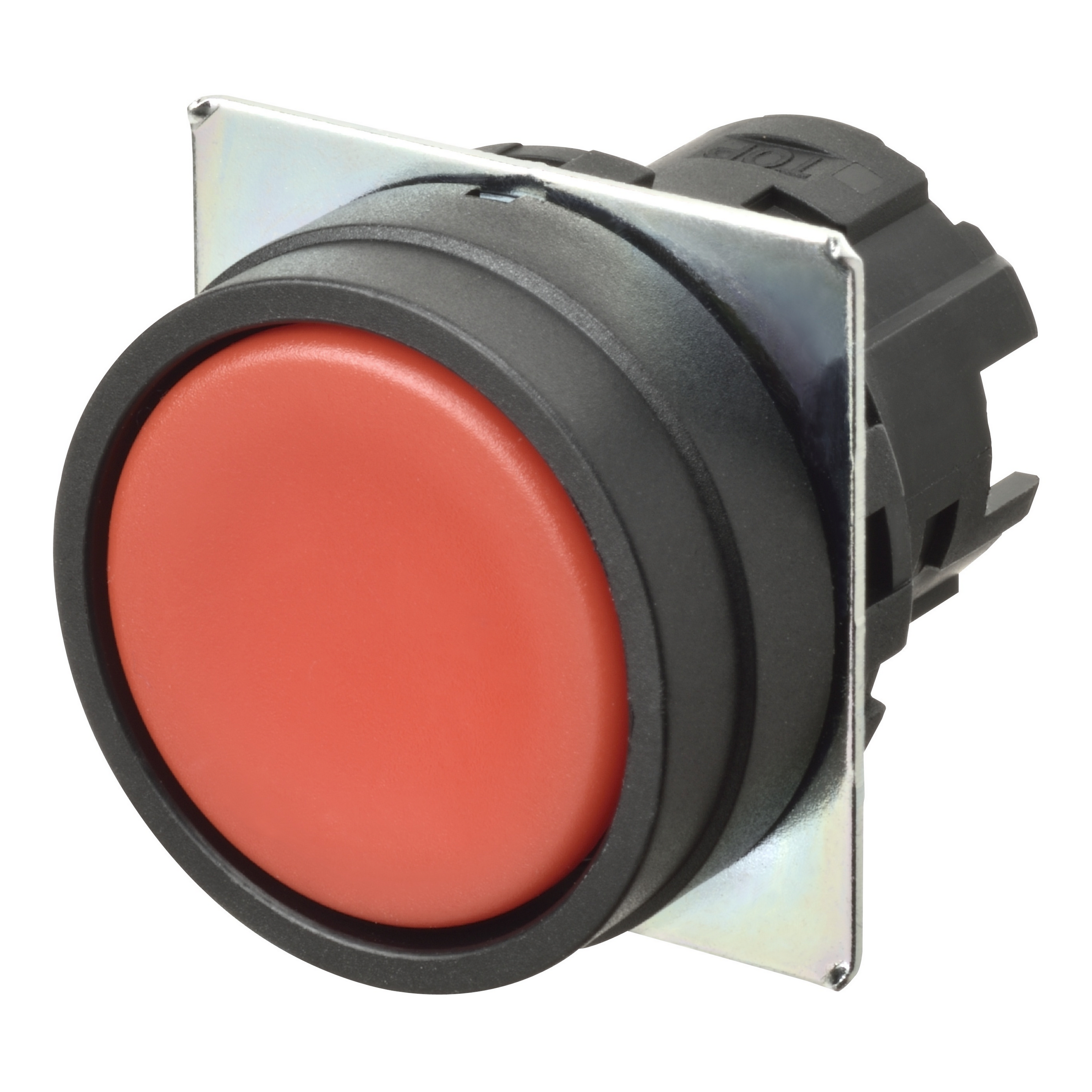Omron A22N Series Red Momentary Push Button Head, 22 mm Cutout, IP66, IP67, IP69K