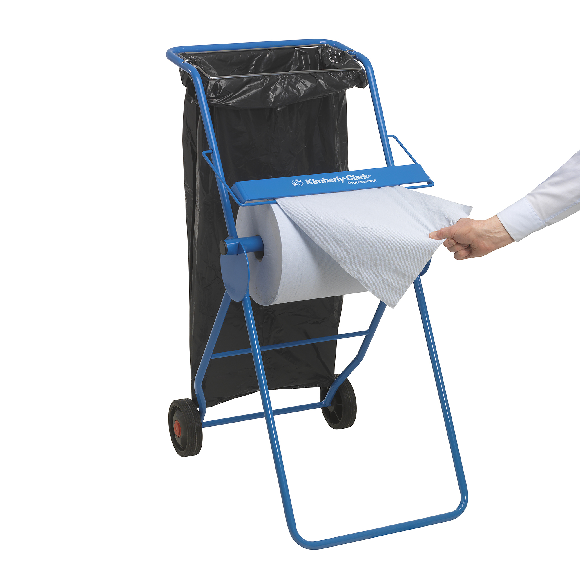 8371 WYPALL X60 General Clean Multi-task Cleaning Cloths  Blue Wipes for Surface Cleaning, Dry Use, Roll of 500, 385 x