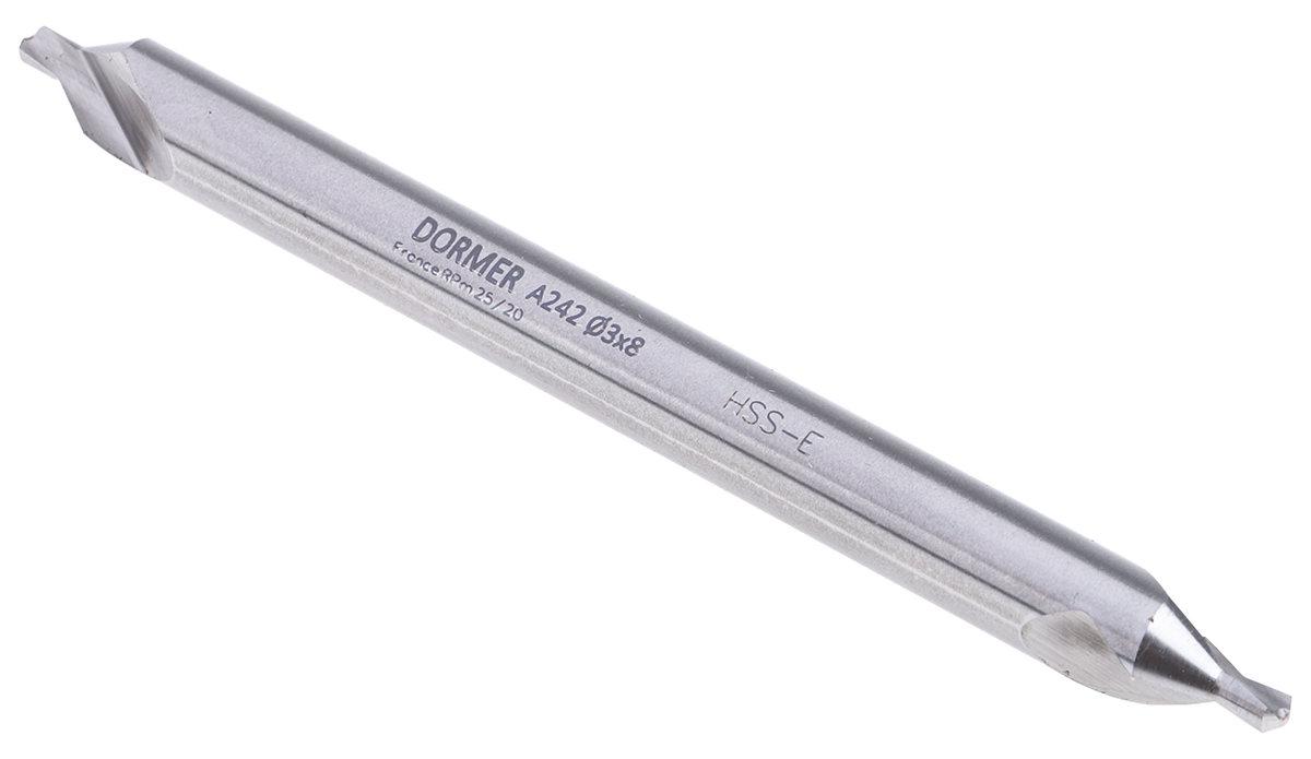 Dormer High Speed Steel-E, 8 mm Diameter 1, 100 mm Overall
