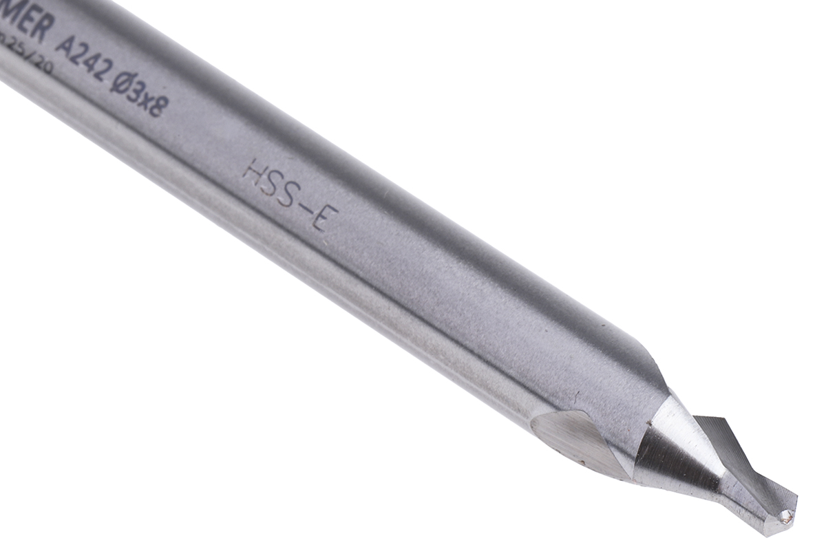 a24230x80 Dormer High Speed Steel-E, 8 mm Diameter 1, 100 mm Overall