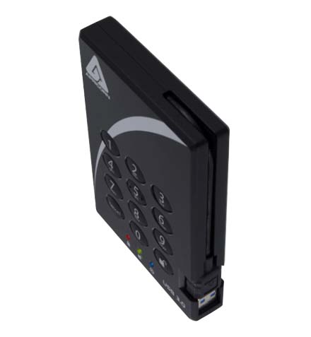 a25-3pl256-2000 Apricorn Aegis Bio 3 Portable 2 TB External Portable Hard Drive
