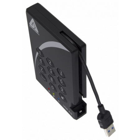 a25-3pl256-2000 Apricorn Aegis Bio 3 Portable 2 TB External Portable Hard Drive