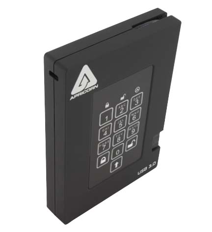 a25-3pl256-2000f Apricorn Aegis Bio 3 Portable 2 TB External Portable Hard Drive