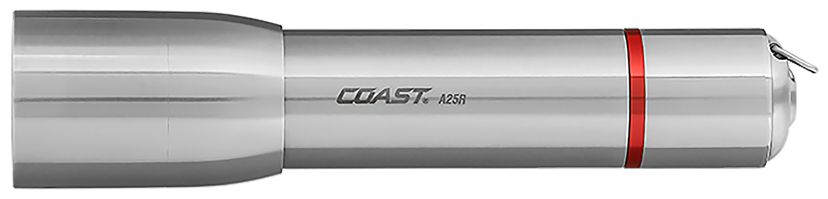 Coast LED Torch Silver Rechargeable 725 lm, 6.25 in