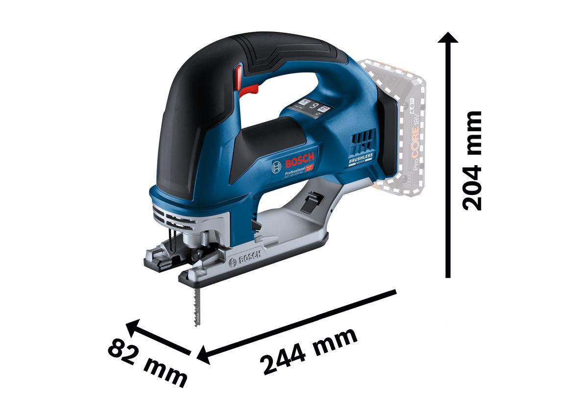 06015b1002 Bosch GST 18V-155 BC Cordless Jigsaw, 18V
