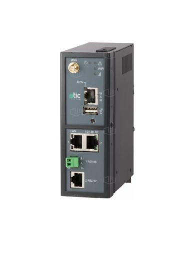 Etic LAN: 2x Ethernet, 1x RS232, 1x RS485 Ethernet, WiFi