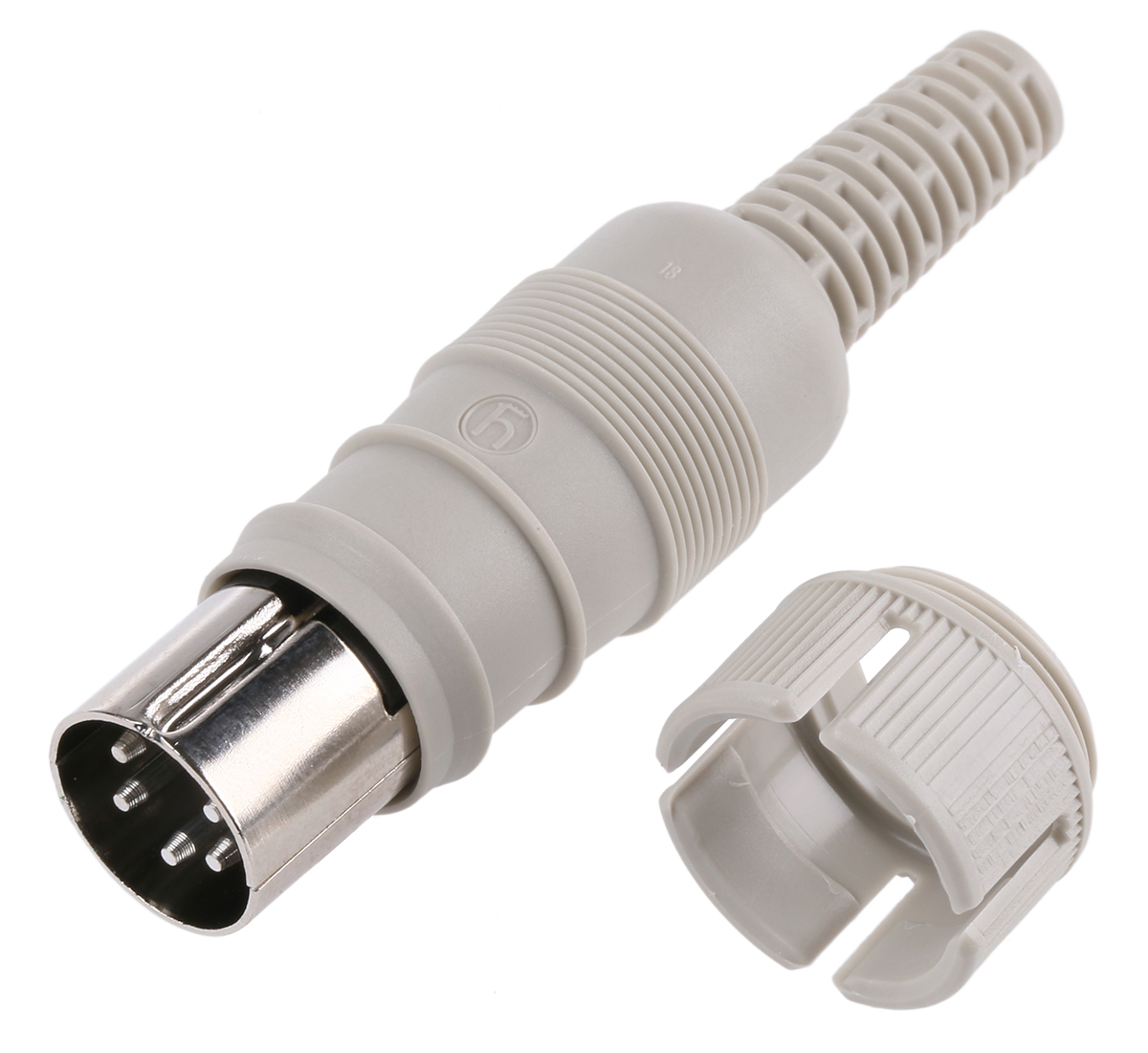 Hirschmann, MAS 5 Pole M16 Din Plug, 4A, 34 V ac/dc IP30, Screw Lock, Male, Cable Mount