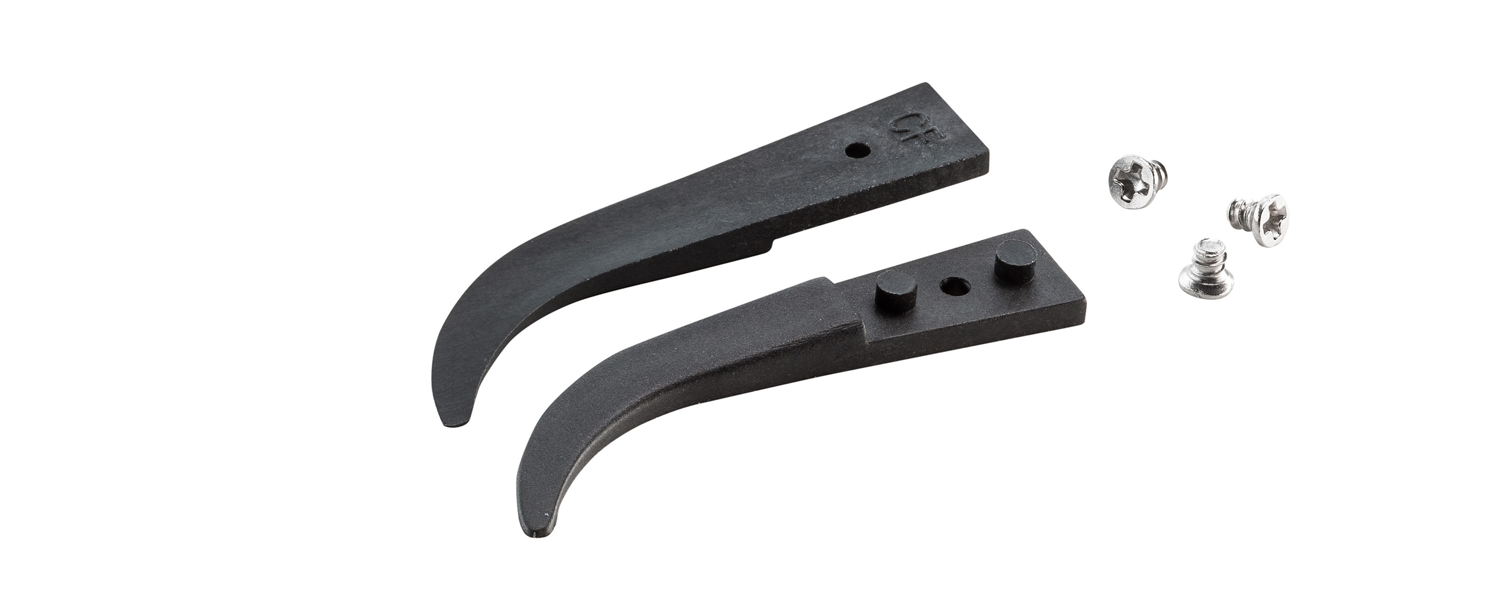 ideal-tek 40mm Carbon Fibre, Plastic Flat, Very Fine, Round, Curved ESD Safe Tweezer Tips