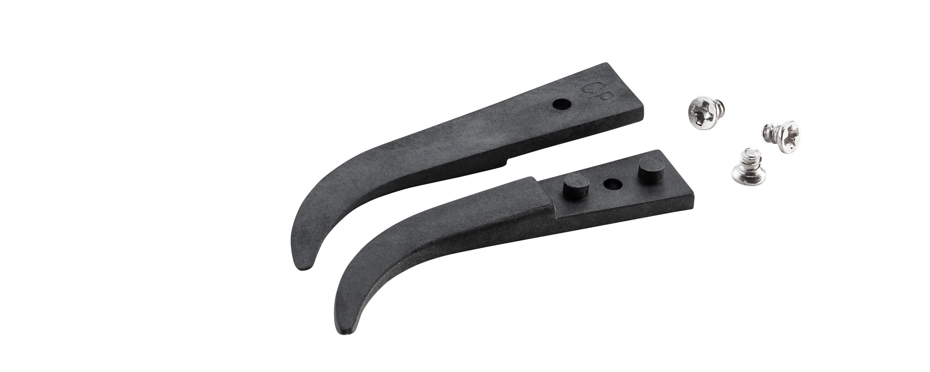 ideal-tek 40 mm Polyetheretherketone Flat, Rounded ESD Safe Tweezer Tips