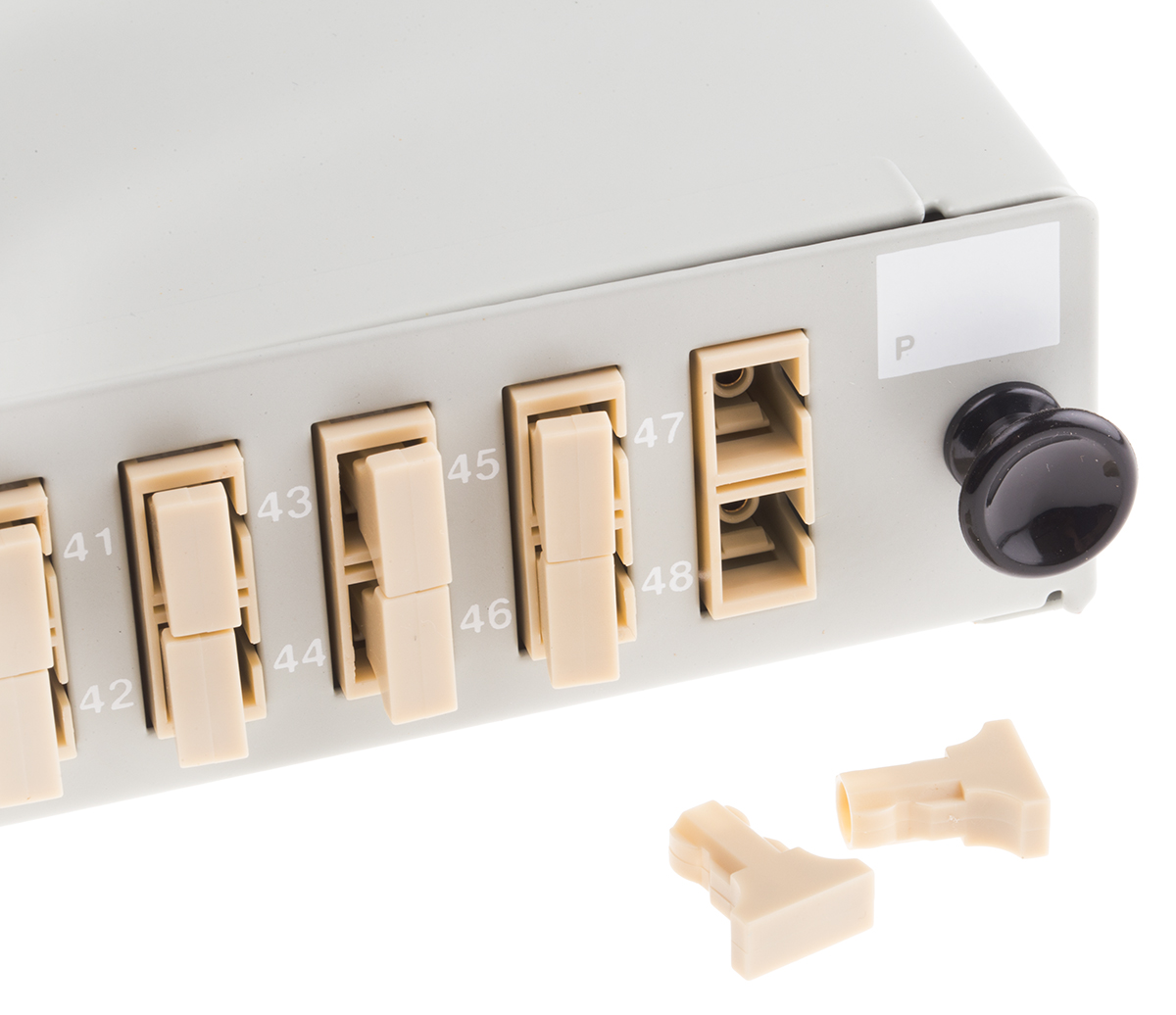 536-7982 RS PRO 24 Port SC Multimode Duplex Fibre Optic Patch Panel With 24 Ports Populated, 1U