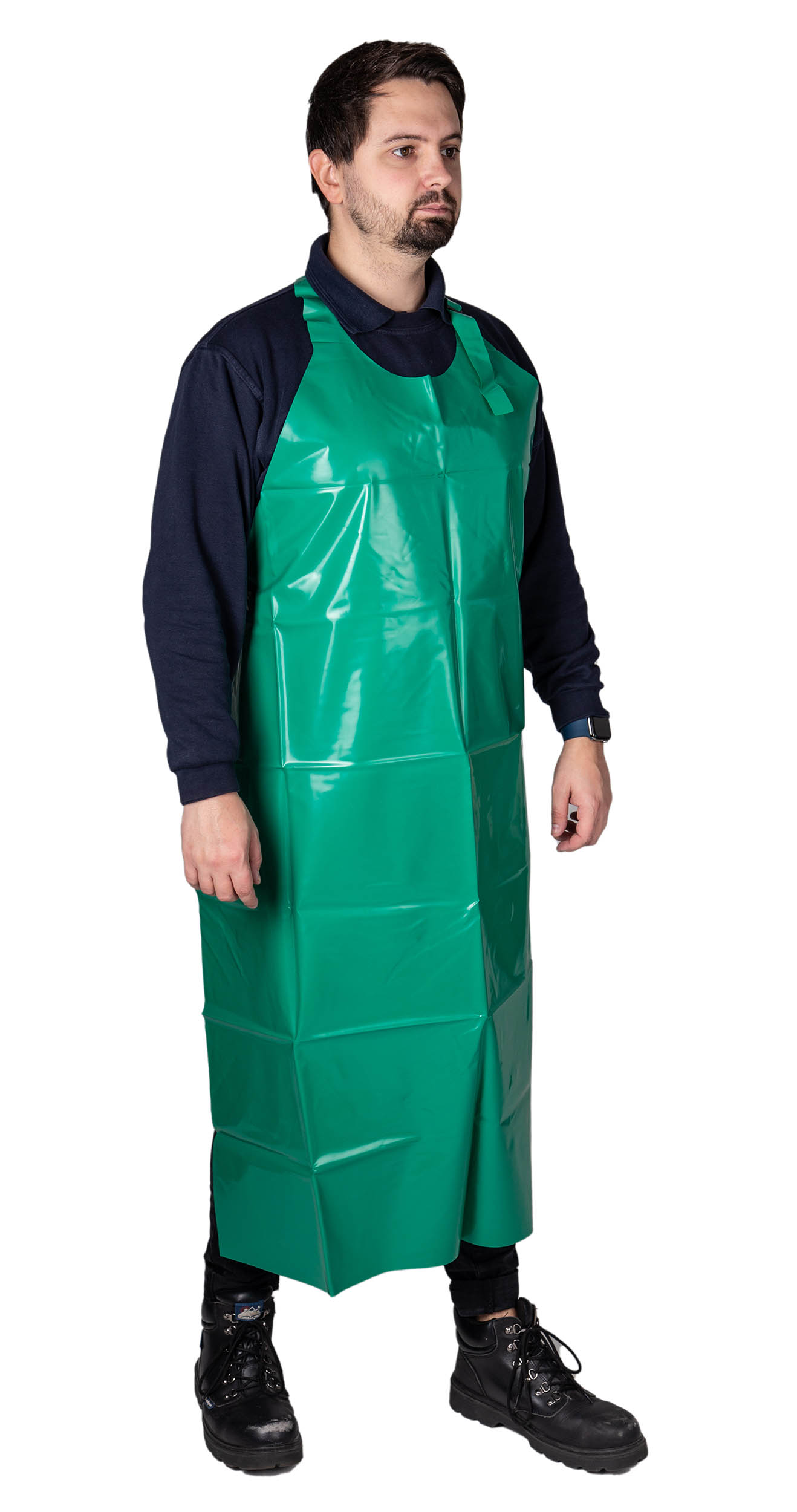 a3024 Topdog Green Reusable Polyurethane Apron, 114 cm