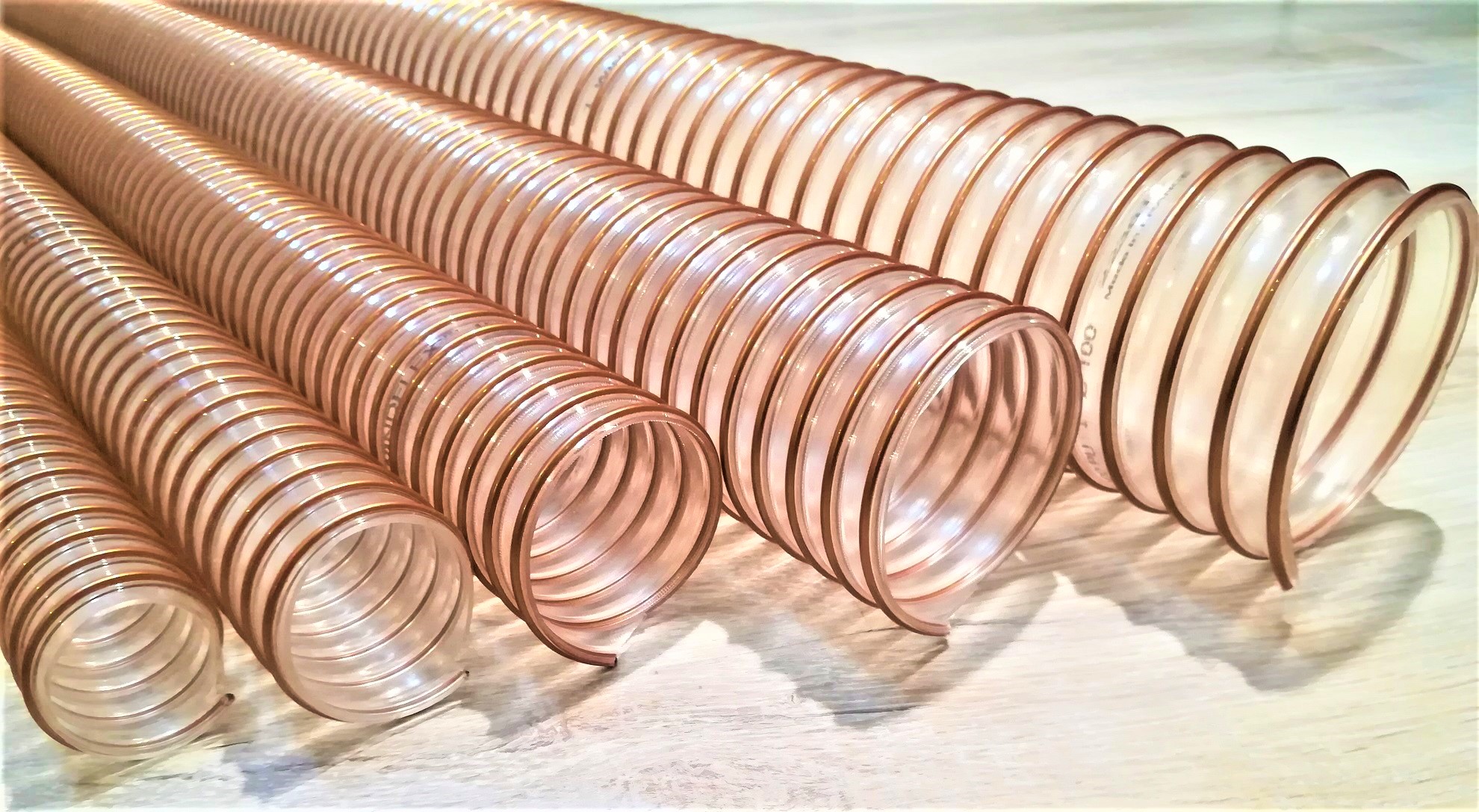 Prosiflex Translucent Polyurethane Reinforced Flexible Ducting, 10 m, 50 mm ID