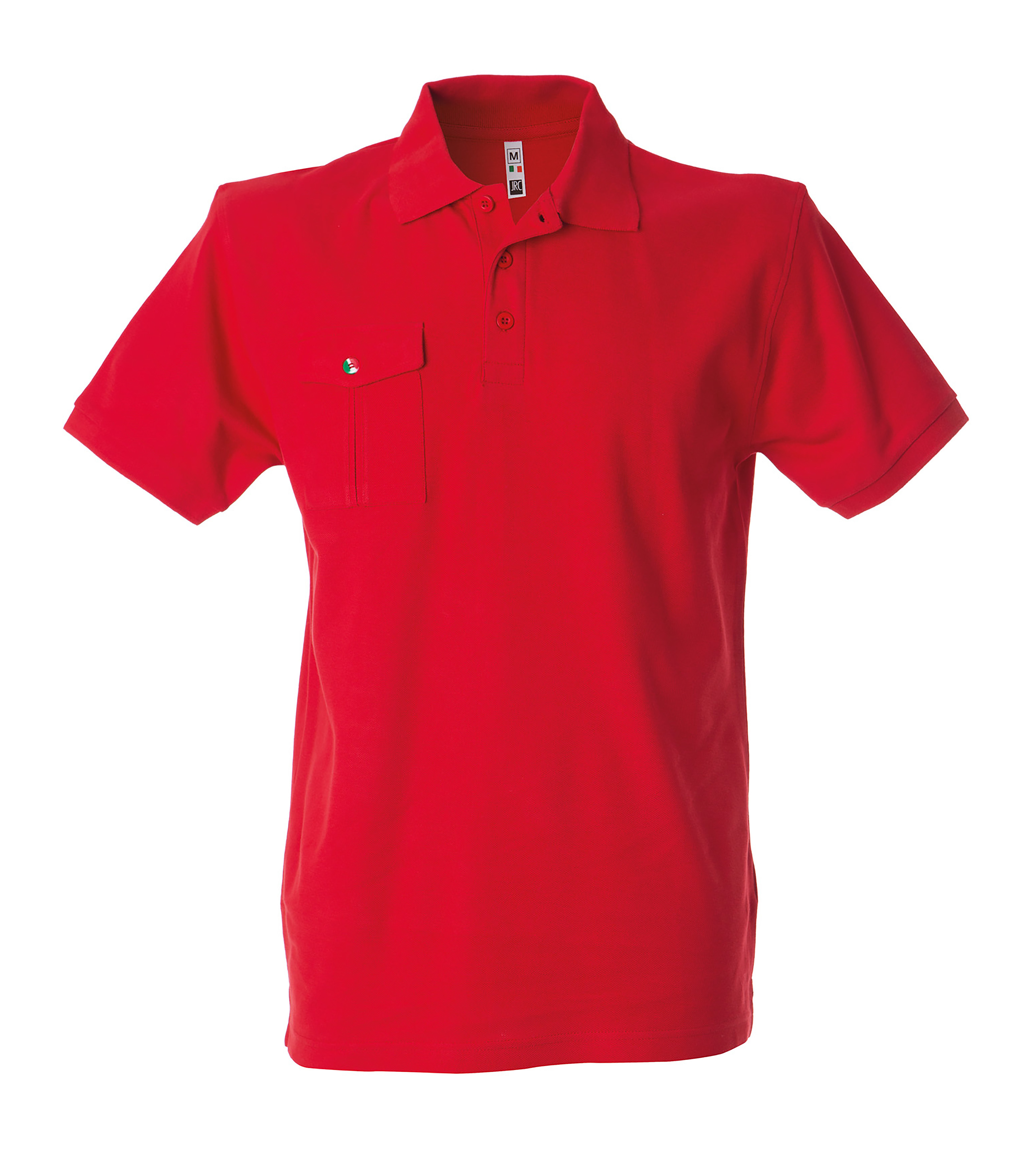 JRC 991164 Red 100% Cotton Polo Shirt, UK- S, EUR- S