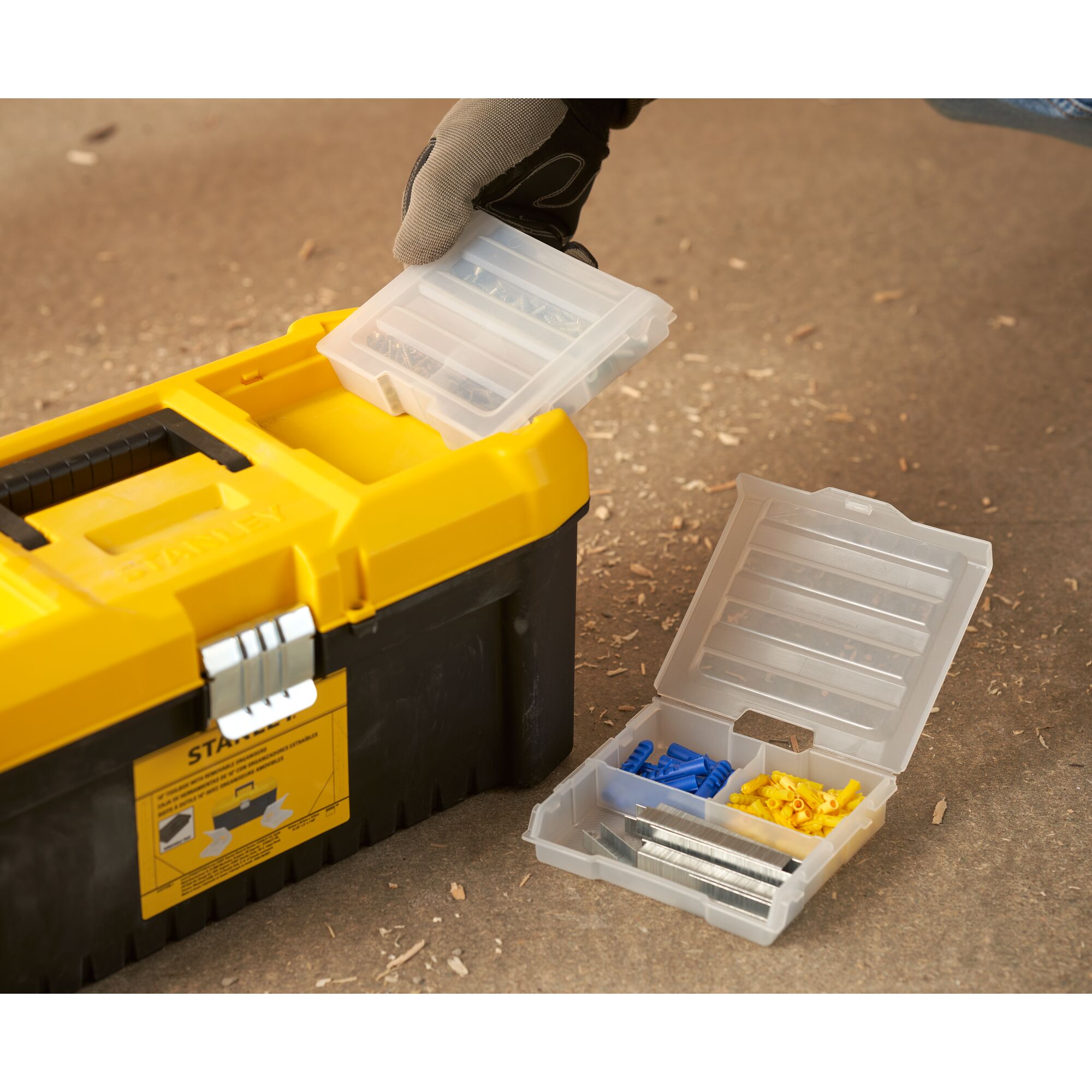 stst75785-1 Stanley 0 drawers  Plastic Tool Box, 415 x 217 x 200mm