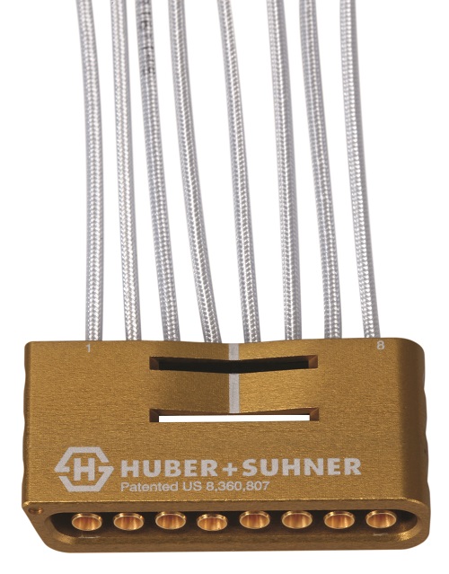 Huber+Suhner MXP50: Multicoax Cable Assemblies Series Male MXP50 to Female, 152 mm 50 Ω