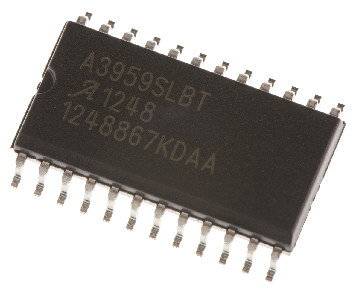 Allegro Microsystems, Brushed DC Motor DC Motor Driver, 50 V 3 A 24-Pin, SOIC