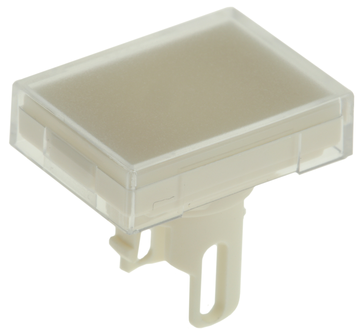 Omron White Rectangular Push Button Lens