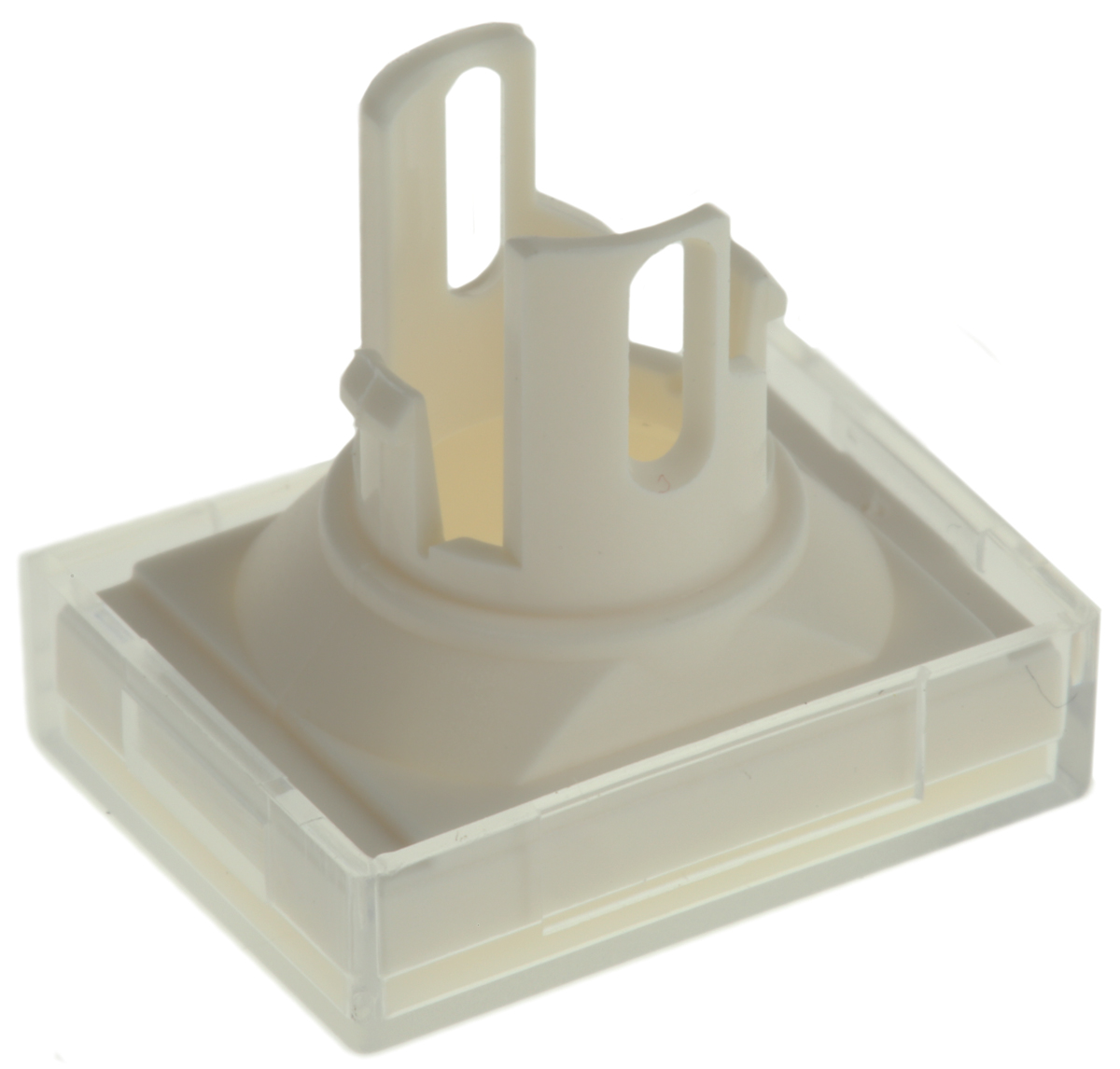 a3cj-500w Omron White Rectangular Push Button Lens