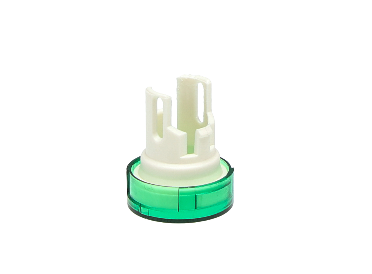 a3ct-500g Omron Green Round Push Button Lens