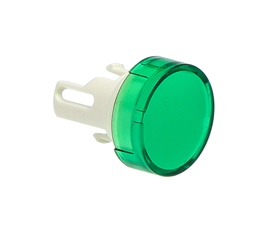 a3ct-500g Omron Green Round Push Button Lens