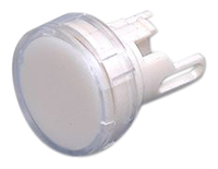 Omron White Round Push Button Lens