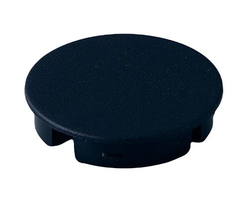 OKW 31 mm Knob Diameter Black Potentiometer Knob for 0.25 in Shaft Round Shaft, A4131000