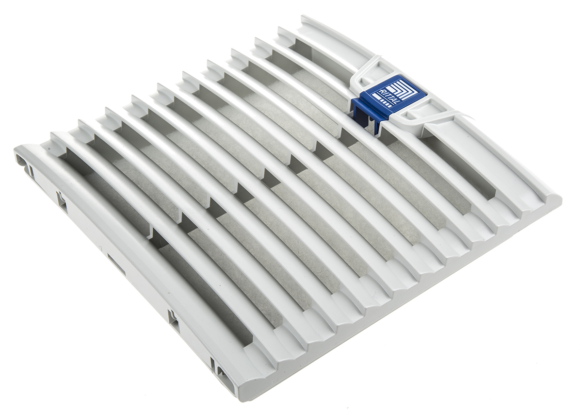 Rittal Fan Filter for 177 x 177 mm, 204 x 204 mm Fans, Synthetic Fibre Filter, ABS Frame, 204 x 204mm