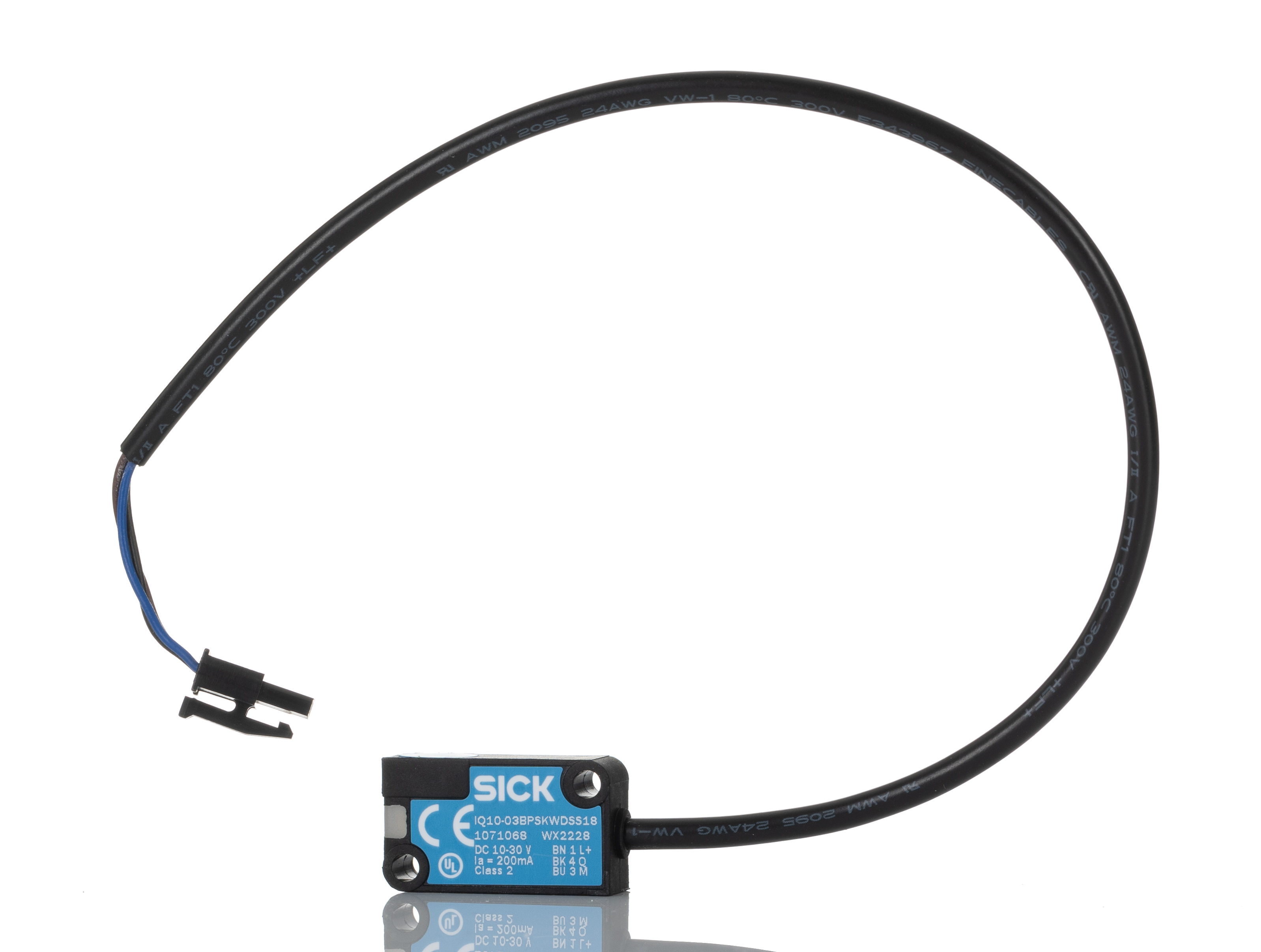 SICK Inductive Rectangular Proximity Sensor, 3 mm Detection, PNP NO, 10 → 30 V dc