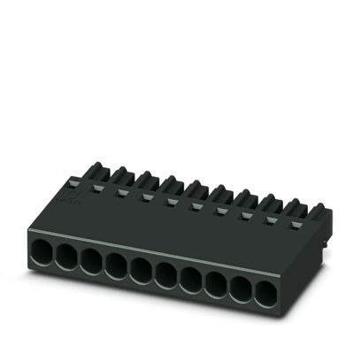Phoenix Contact, 2.54mm Pitch, 5/..-ST, MCC 0, 15 Way, , Pluggable Terminal Block, Plug, PCB Mount, Crimp Termination,
