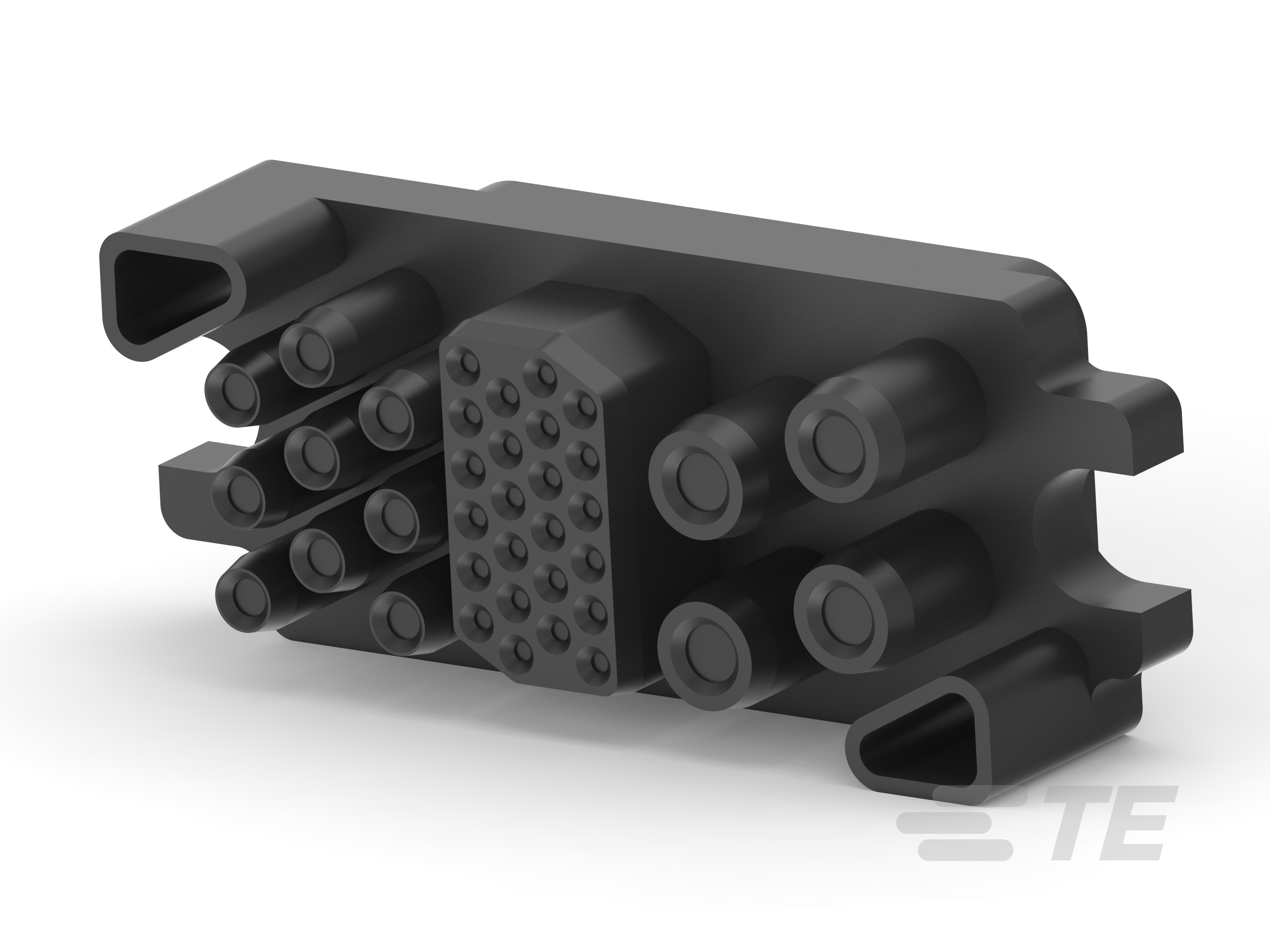 TE Connectivity Housing, 40 Way, 75A, Receptacle, ELCON, Panel Mount, 750 V