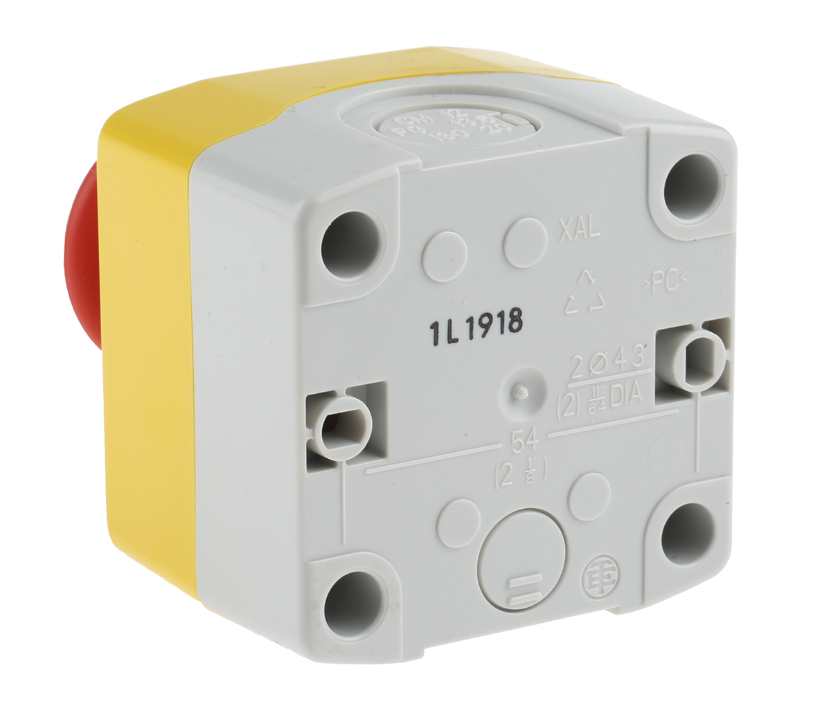 xalk198 Schneider Electric Harmony Series Pull Release Emergency Stop Push Button, Surface Mount, 1 NC, IP66, IP69K, IP67, IP69