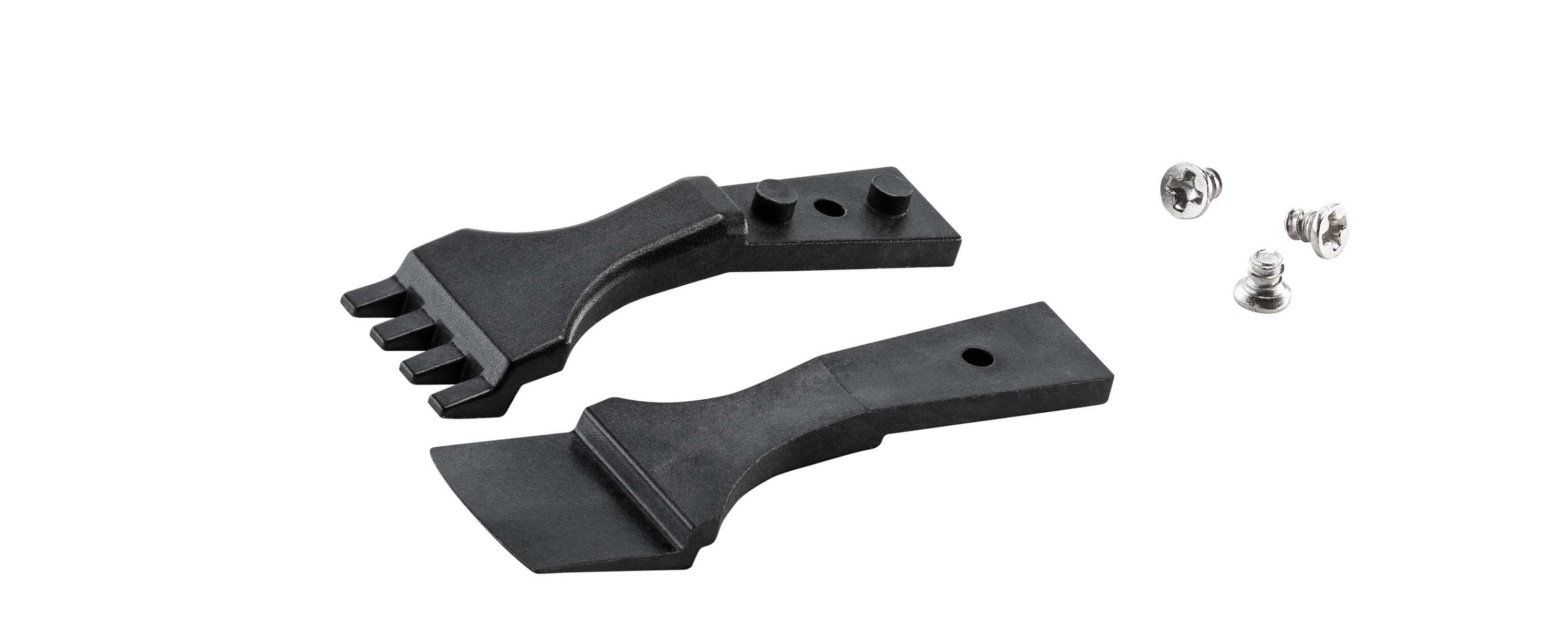 ideal-tek 40mm Polyetheretherketone, Carbon Fibre Wafer, Straight ESD Safe Tweezer Tips