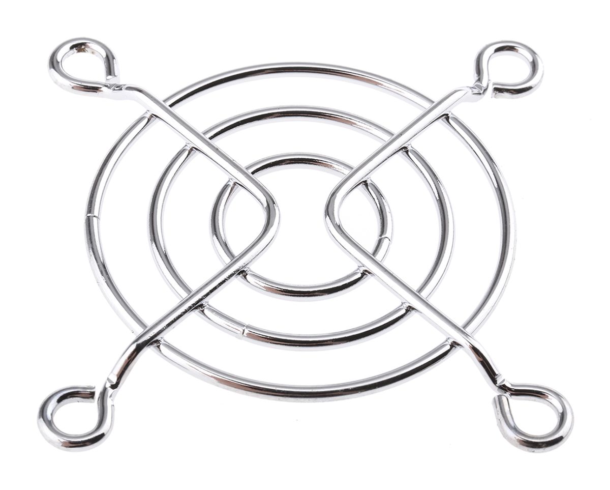 Sunon FG-05 Series Stainless Steel Finger Guard for 50 mm Fans, 40 mm Hole Spacing 50 mm 50mm, 6.6 mm