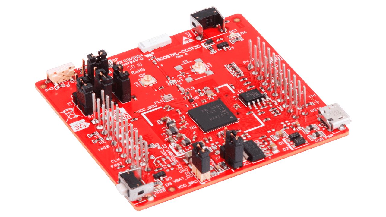 Texas Instruments SimpleLink Wi-Fi CC3135 Dual Band Wireless Network Processor BoosterPack Plug-in Module WiFi