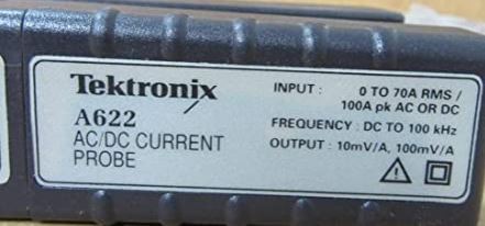 a622 Tektronix A622 Current Clamp, AC/DC Adapter, 100 A ac AC Max