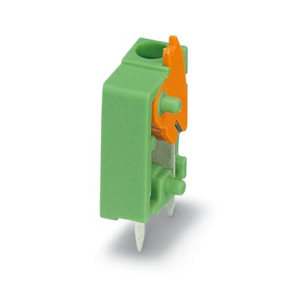 Phoenix Contact FFKDS Series PCB Terminal Block, 1-Contact, 5.08mm Pitch, Wave Soldering, 1-Row, Push In Spring