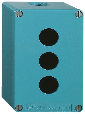 Schneider Electric XAP Push Button Enclosure, 2 Hole Grey, 22mm diameter None GRP