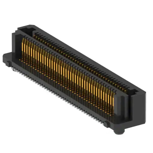 Samtec LSHM Series Vertical Surface PCB Header, 80 Contact(s), 0.5 mm Pitch, 2 Row, Shrouded