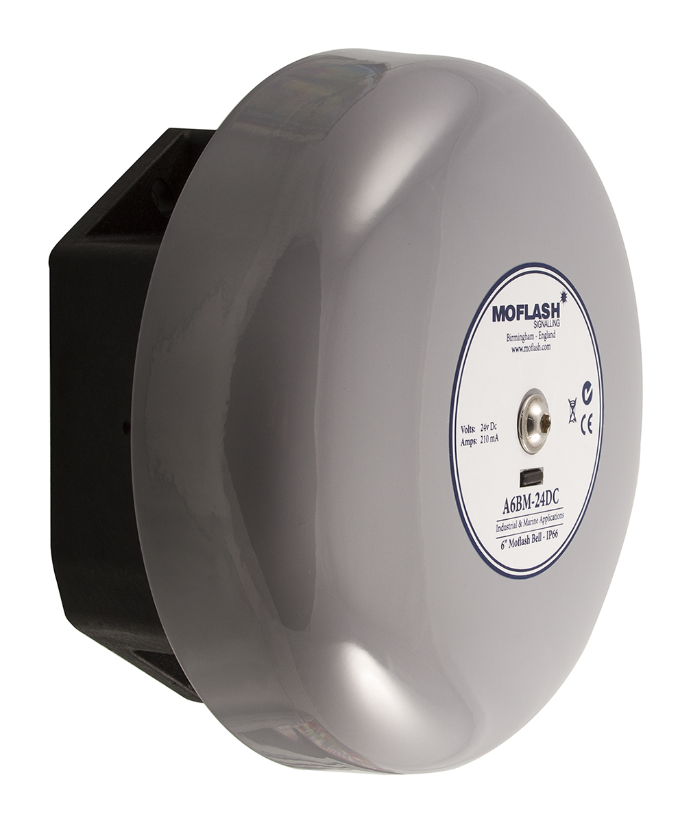 Moflash A6BM Series Electronic Bell Surface, IP66, AC 115V, 1-Tone 106 dB @ 1m