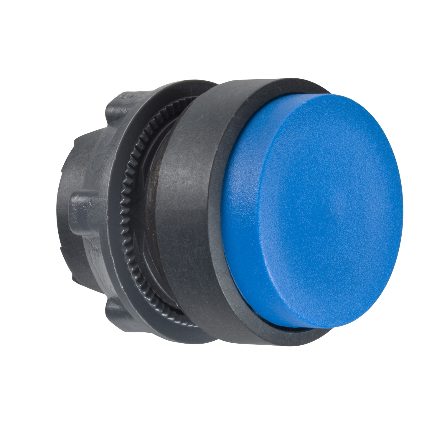 Schneider Electric XB5 Series, Blue Push Button Head, Spring Return, 22mm Cutout