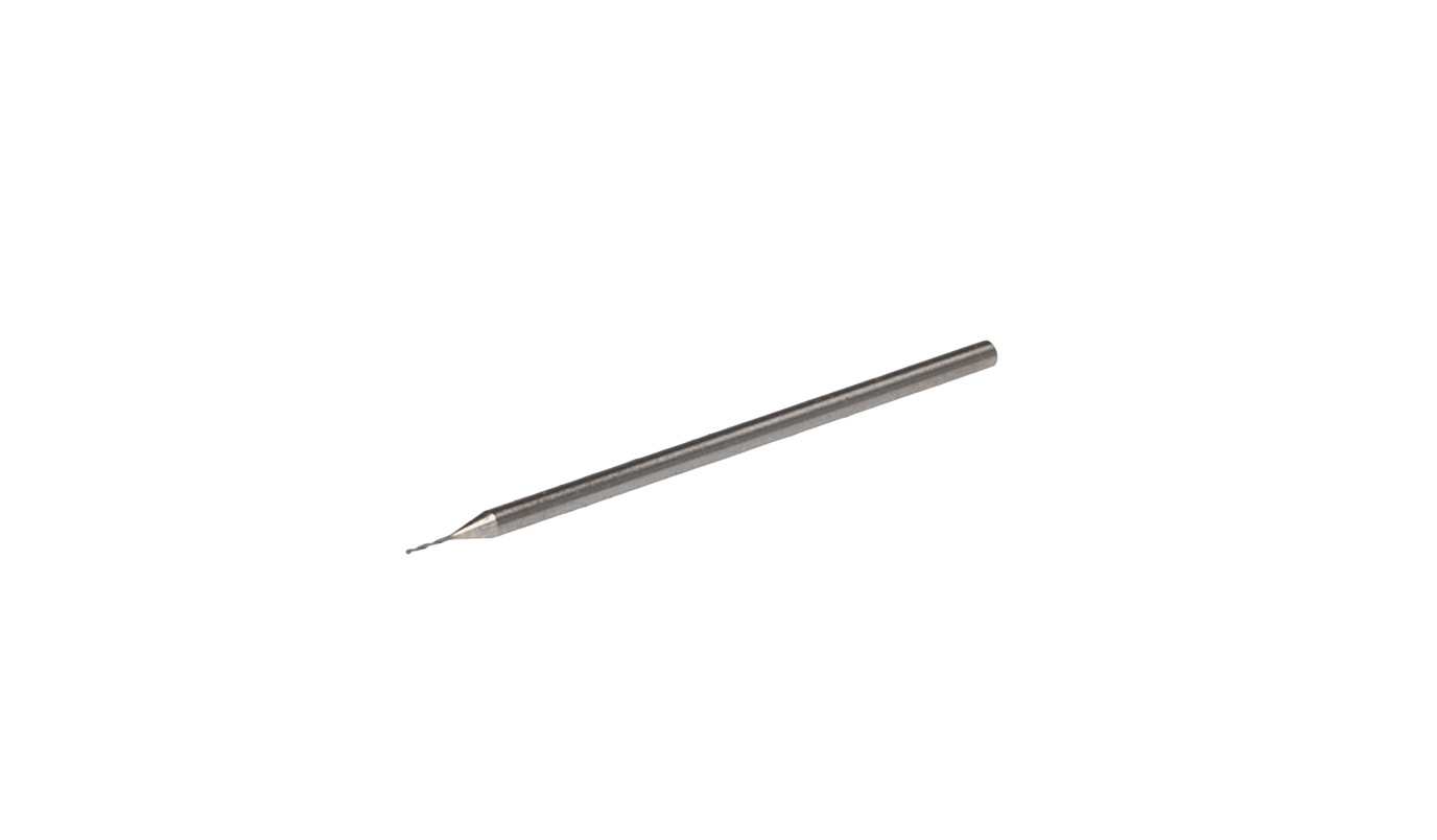 Dormer Cobalt High Speed Steel PCB Drill Bit, 0.2 mm, 1mm Diameter