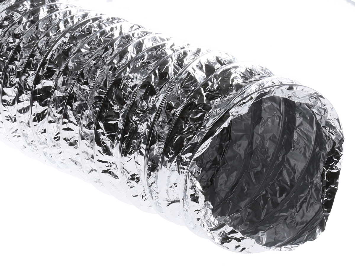 RS PRO PVC Reinforced Aluminium Foil Ducting, 150mm Diameter, 3m Length