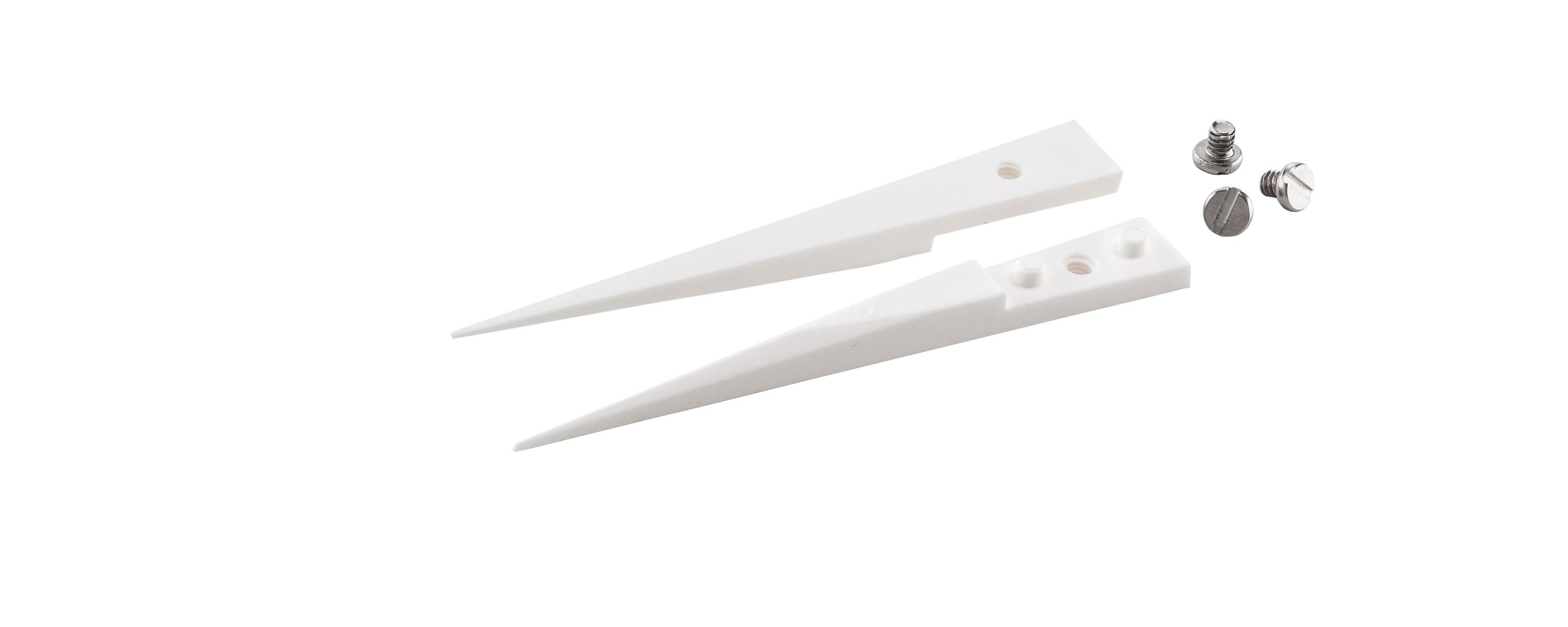 ideal-tek 50 mm Zirconia Toughened Aluminium Tweezer Tips