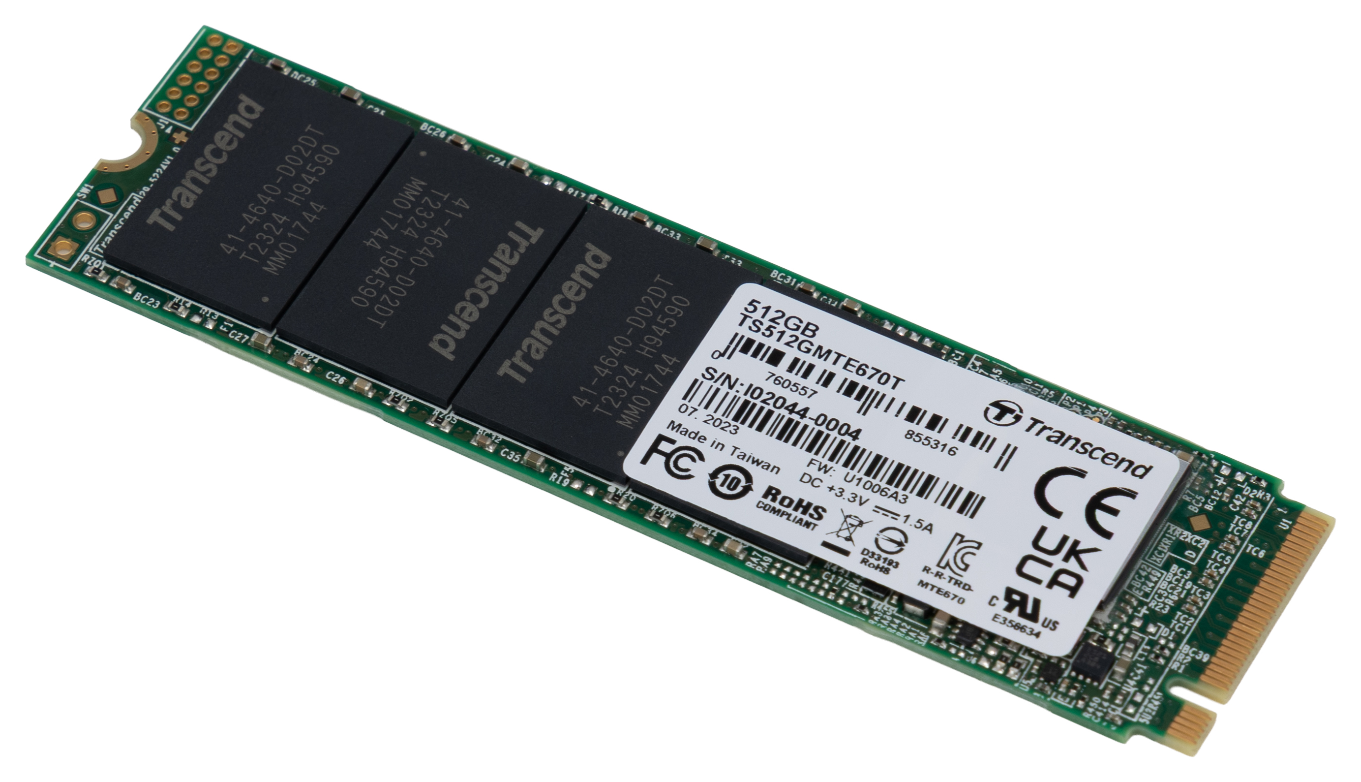 Transcend MTE670T M.2 512 GB Internal SSD
